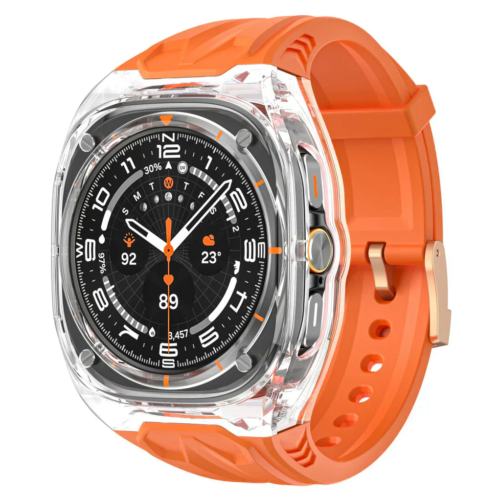 Pouzdro a řemínek Samsung Galaxy Watch Ultra, sada Lumeo Retrofit, 47 mm