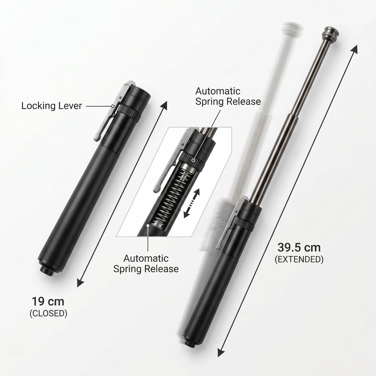 Street Guard Extendable Self-Defense Stick