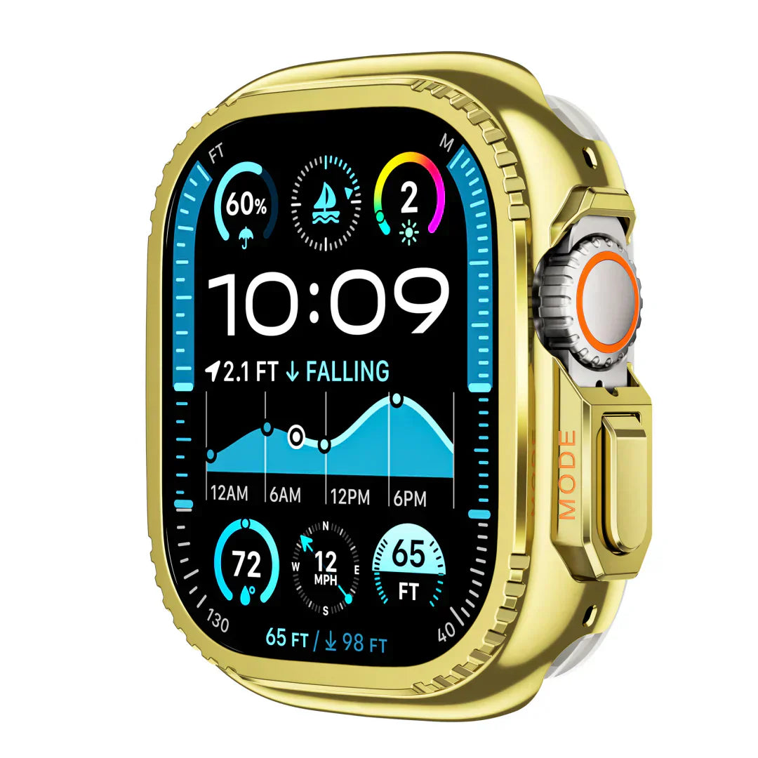 Apple Watch-etui i aluminium, AeroGuard robust beskyttelsesskal