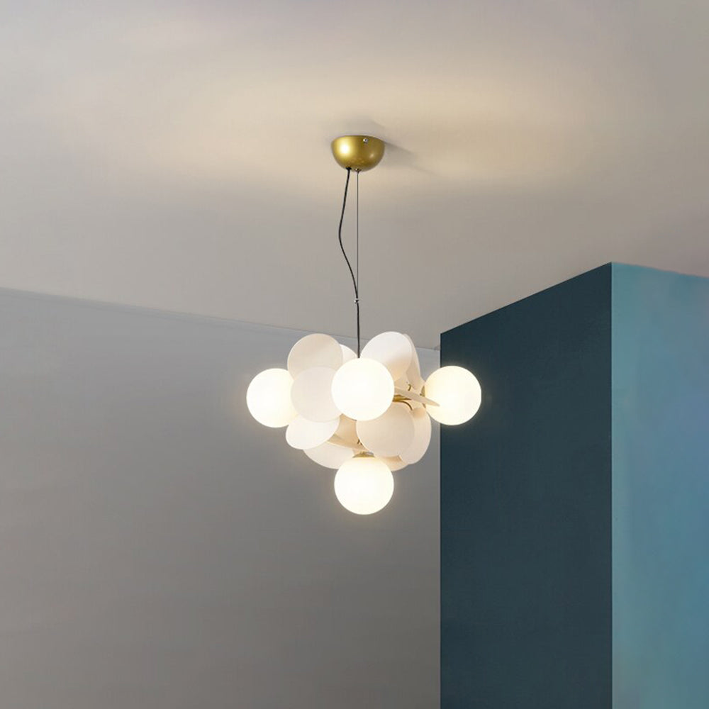 AstraLumen Acrylic Pendant Light, LED Glow for Modern Rooms
