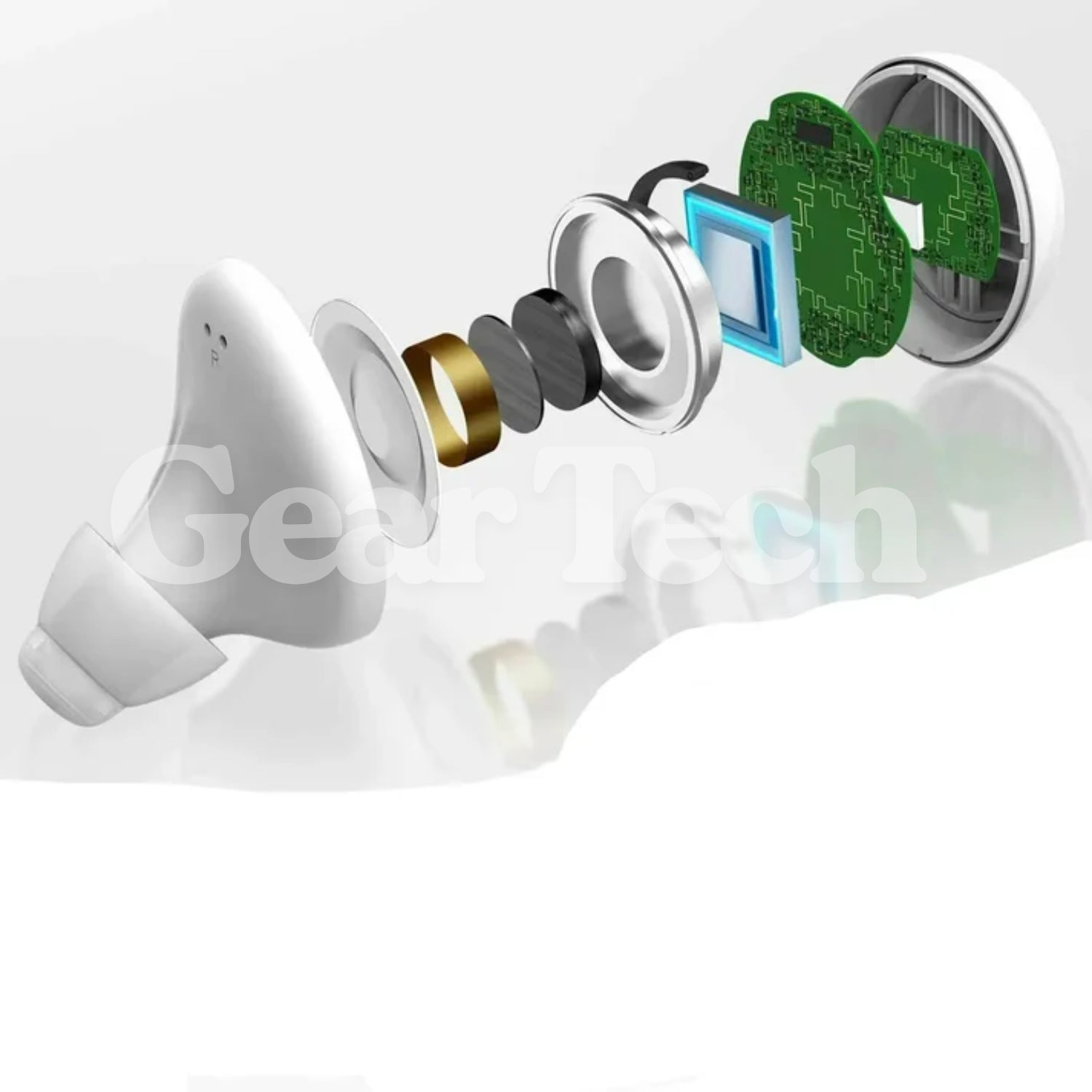 Dispositif intra-auriculaire Bluetooth rechargeable contrôlé par une application