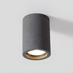مصباح إيلارا السقفي من الحجر والمعدن، مع مصباح GU10 LED