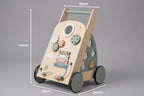 Kompakter Lauflernwagen aus Holz im nordischen Design | Fioriscas