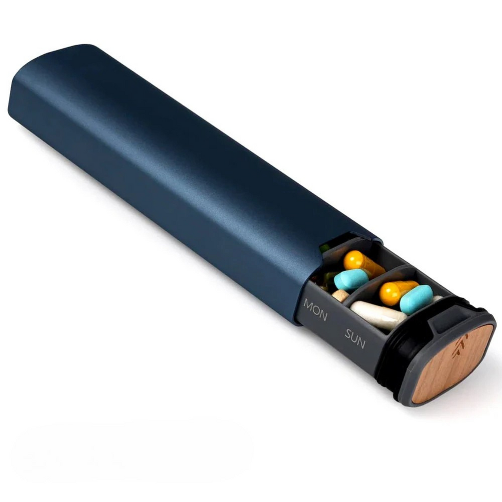 7-Day Medication Organizer – Compact Leakproof Pillbox for Home and Travel