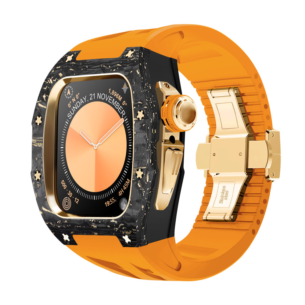 Carbon Fiber Titanium Retrofit Case, NovaCarb S10 Apple Watch Kit