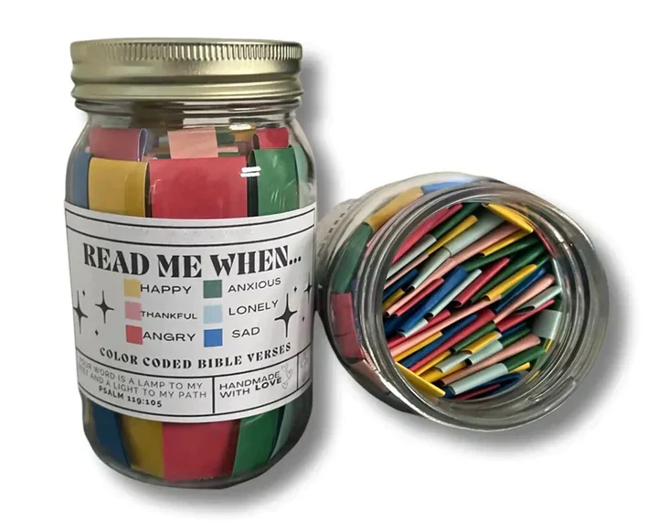 Daily Scripture Verse Jar For Reflection, Prayer, And Everyday Renewal