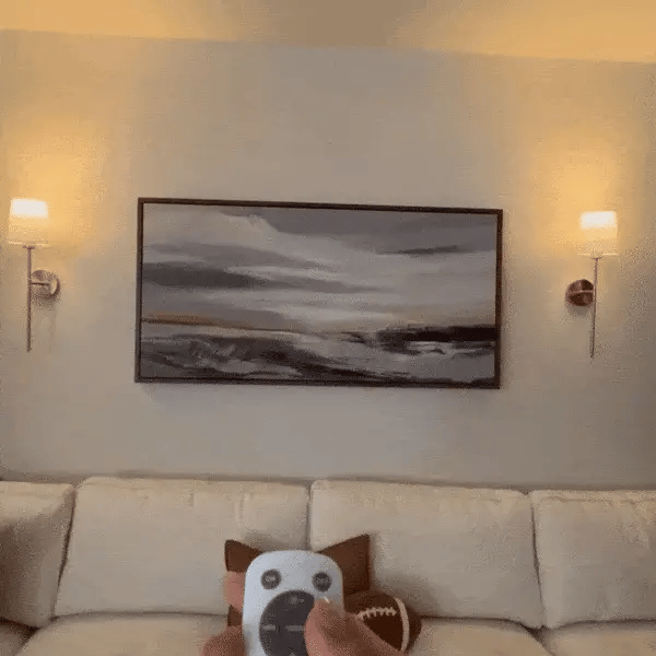 NovaGlow Dimmable LED Wall Sconces, Cordless 2-Pack