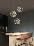 LumaNova LED Pendant Light For Kitchens, Modern Metal Hanging Fixture