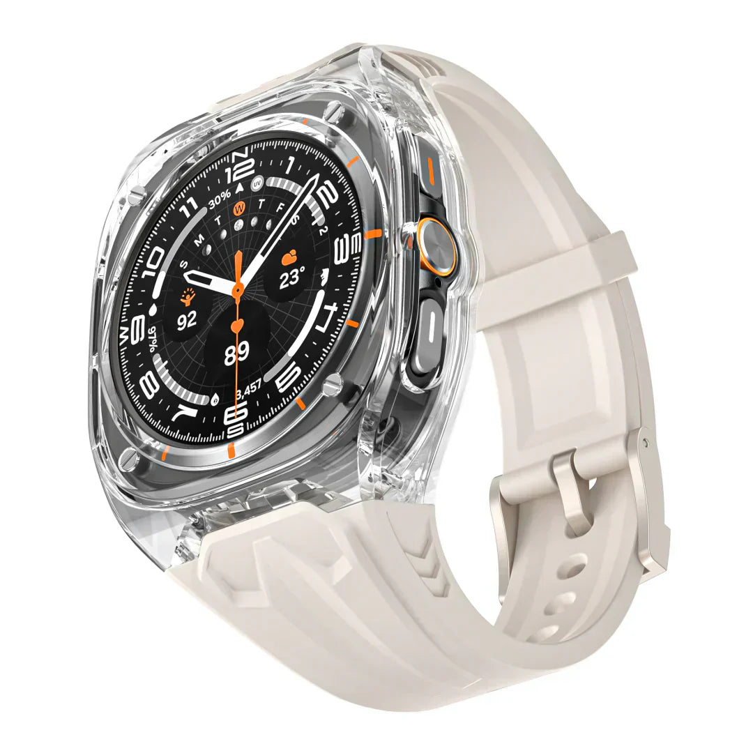 Pouzdro a řemínek Samsung Galaxy Watch Ultra, sada Lumeo Retrofit, 47 mm