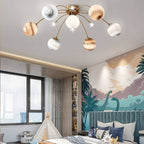 Lampada da soffitto a plafone Aria Modern Planet, soggiorno | Fioriscas
