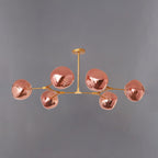 Arisha Modern Globe Lava 3 Pendant Light Fixture - Neutralighting