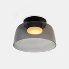 Håndlavet loftslampe i glas, Lumenweave nordisk design med flere niveauer