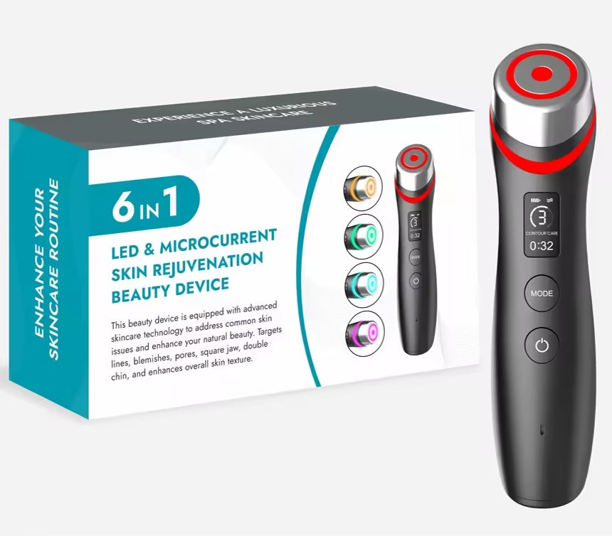 Six In One LED Skin Renewal Tool For Radiant Complexion | Fioriscas