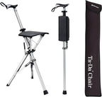 Foldable Aluminum Hiking Stick With Fold-Out Seat, SummitTrail 85 cm