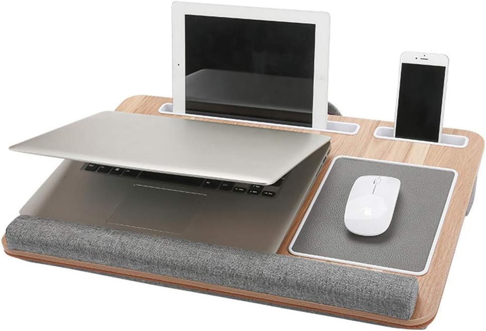 Tabuleiro versátil para computador portátil, para a cama ou o sofá, com altura ajustável | Fioriscas
