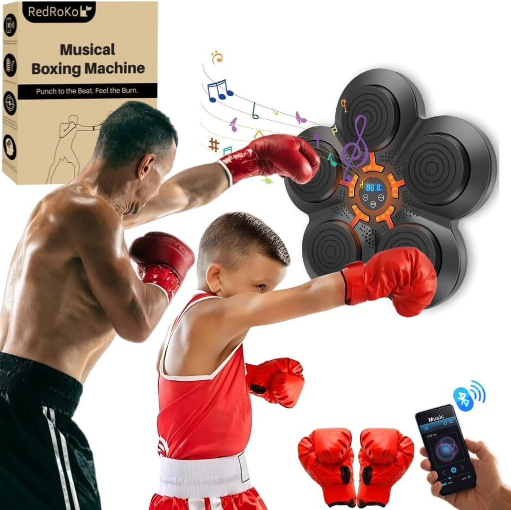 Macchina per boxe Bluetooth con musica e rilevamento intelligente per palestre domestiche | Fioriscas