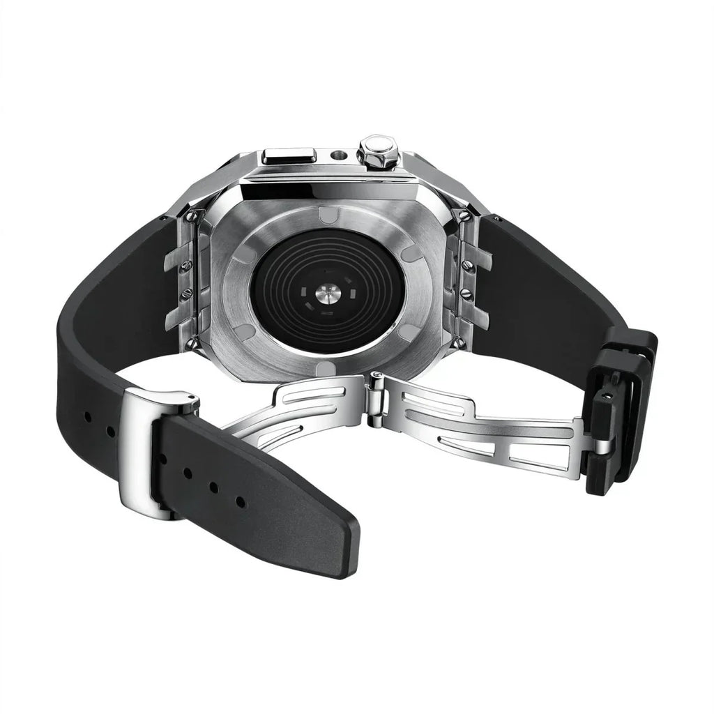 Apple Watch-etui og silikonearmbåndsæt, Kirello 316L stål
