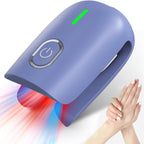Lampe de soin des ongles à clipser, double faisceau de 905 nm et 470 nm, rechargeable