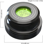 Bubble Level Vinyl Weight Clamp For Turntables With Soft Base Pad | Fioriscas