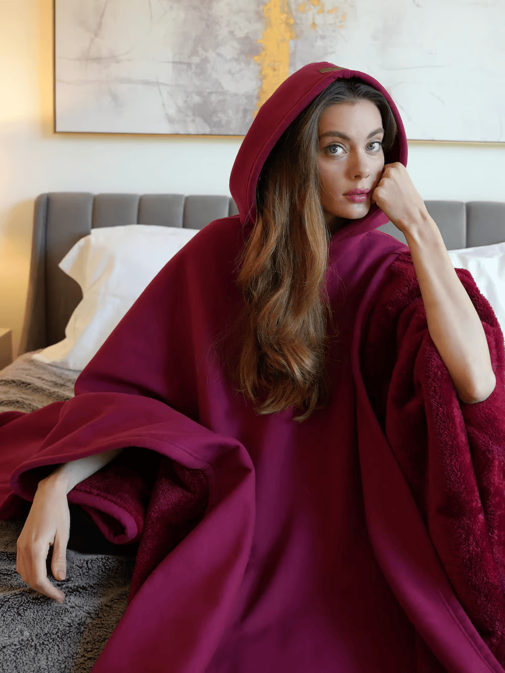 Oversized Fleece Hoodie, AstraWeave Ultra-Soft Cozy Fit
