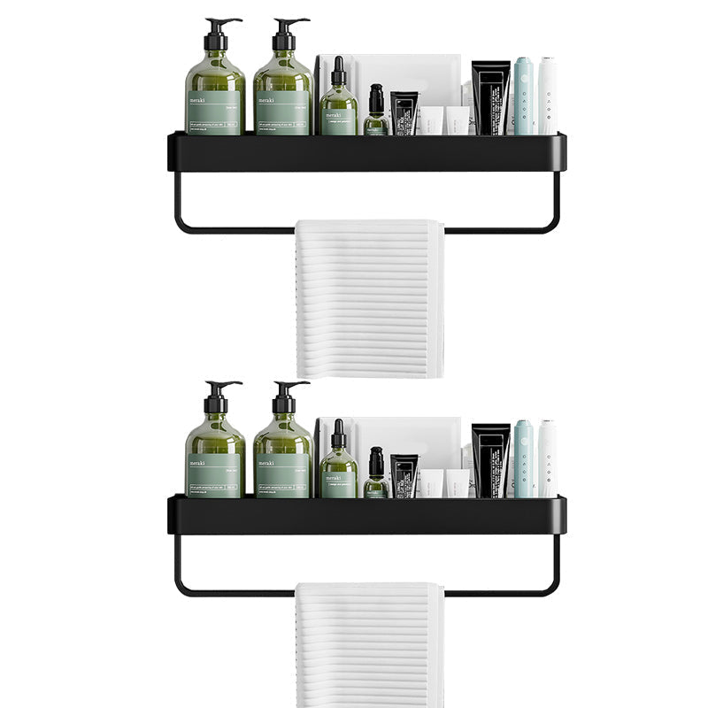 Contemporary Bathroom Accessories Hardware Set Aluminum Bathroom Shelf