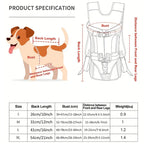 Front-Carry Dog Backpack Carrier For Hiking And Outdoor Trips