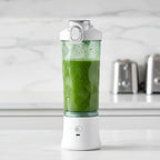 Frullatore portatile per smoothie con batteria da 4000 mAh e capacità di 600 ml - Fioriscas