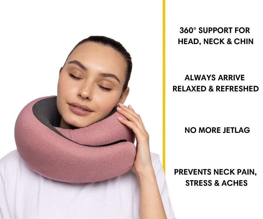 Memory Foam Travel Neck Pillow | Fioriscas