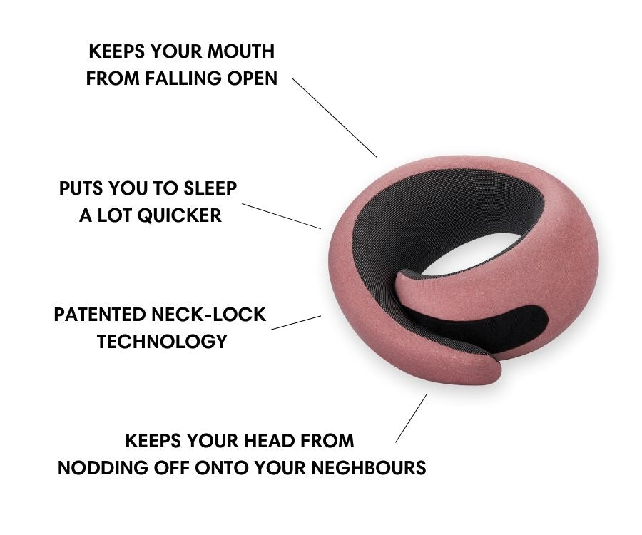 Memory Foam Travel Neck Pillow | Fioriscas