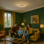 SkagaNova dæmpbar LED-loftslampe, skandinavisk aluminium og akryl