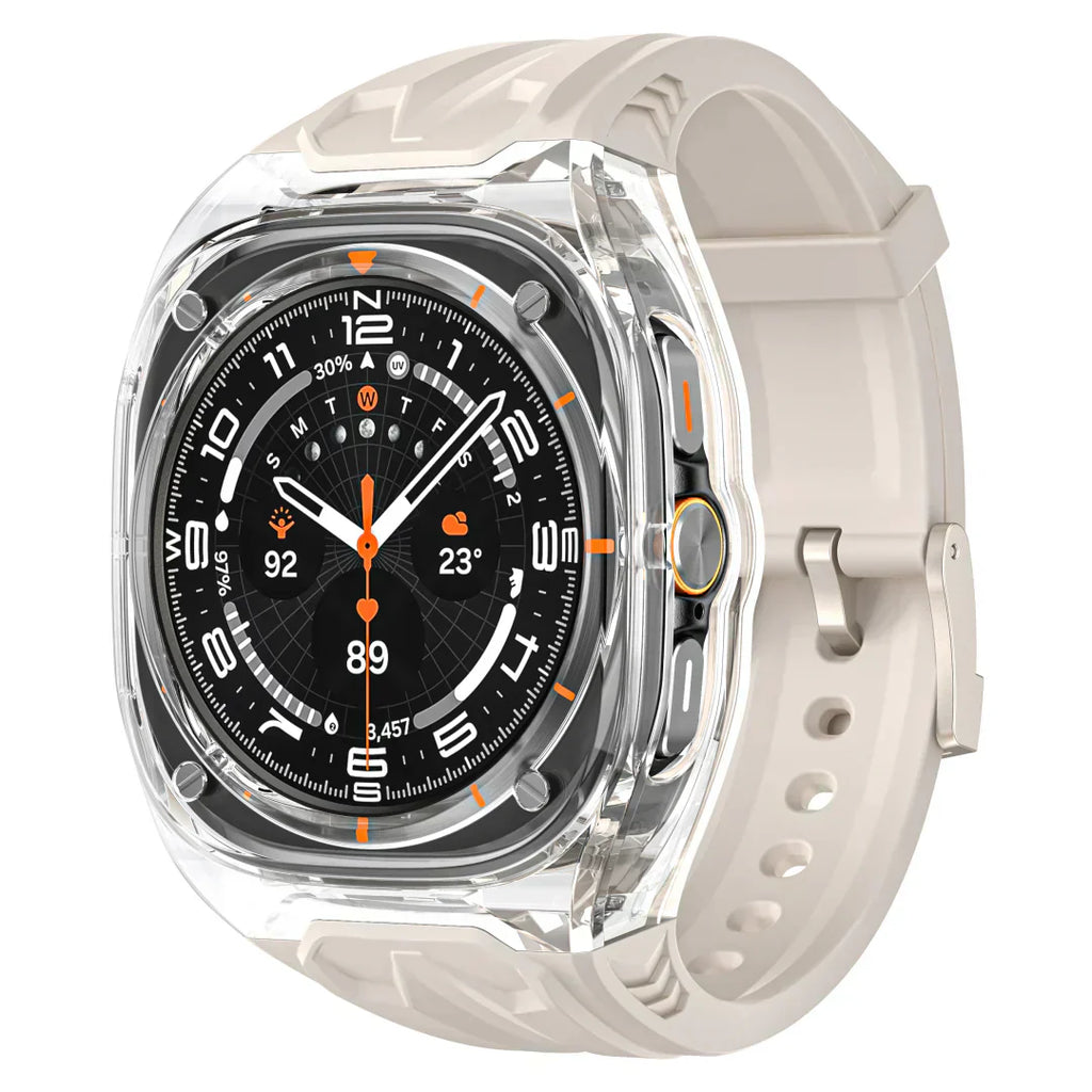 Pouzdro a řemínek Samsung Galaxy Watch Ultra, sada Lumeo Retrofit, 47 mm