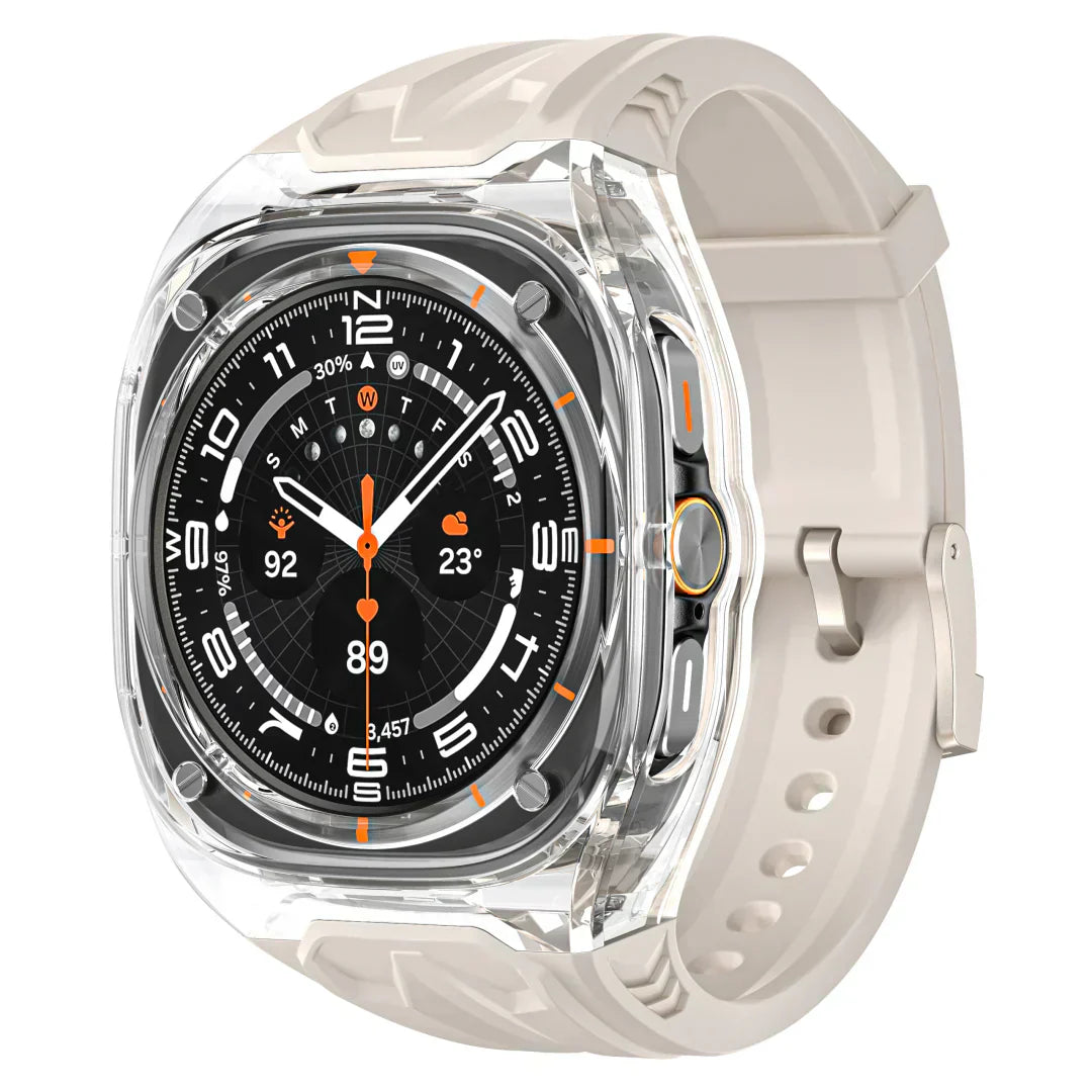 Pouzdro a řemínek Samsung Galaxy Watch Ultra, sada Lumeo Retrofit, 47 mm