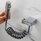 AquaKey Piano-Control Bidet Sprayer, Copper Body, Wall-Mounted