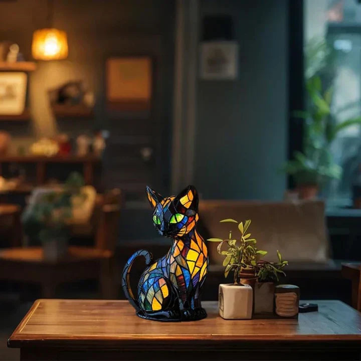 Lumikat Handmade Glowing Cat Lamp – Ambient Lighting and Gift