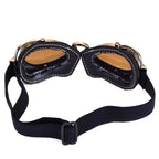 Foldable Motorcycle Riding Goggles with Scratch-Resistant PC Lenses