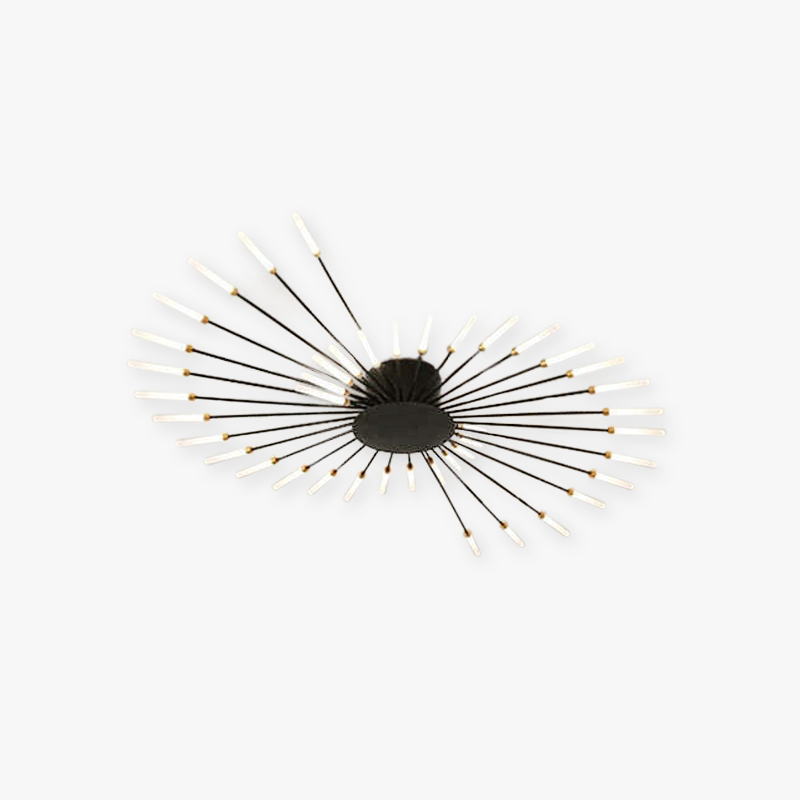 Asterra Albina Metal- og akryl-loftlampe til planmontering, 12 W til 42 W LED