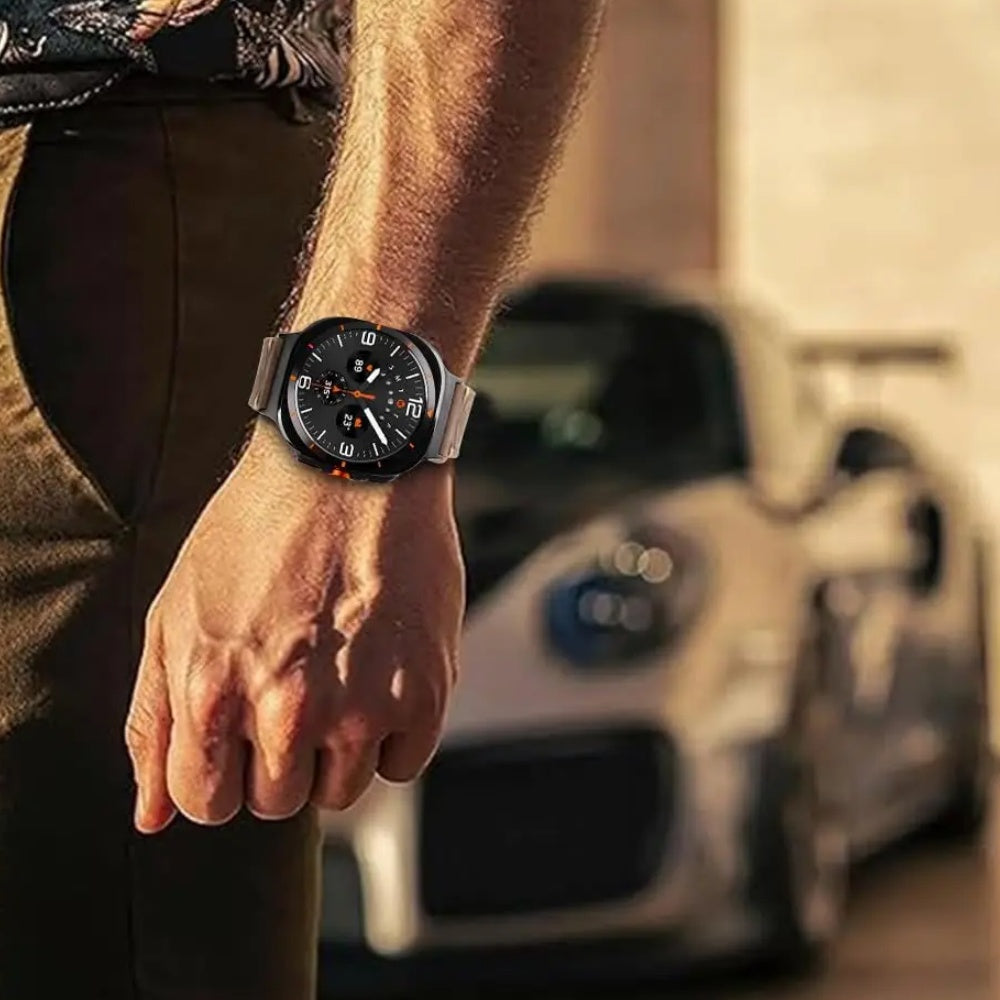 רצועת עור מלא של Brookmere עבור Samsung Galaxy Watch Ultra 47 מ״מ