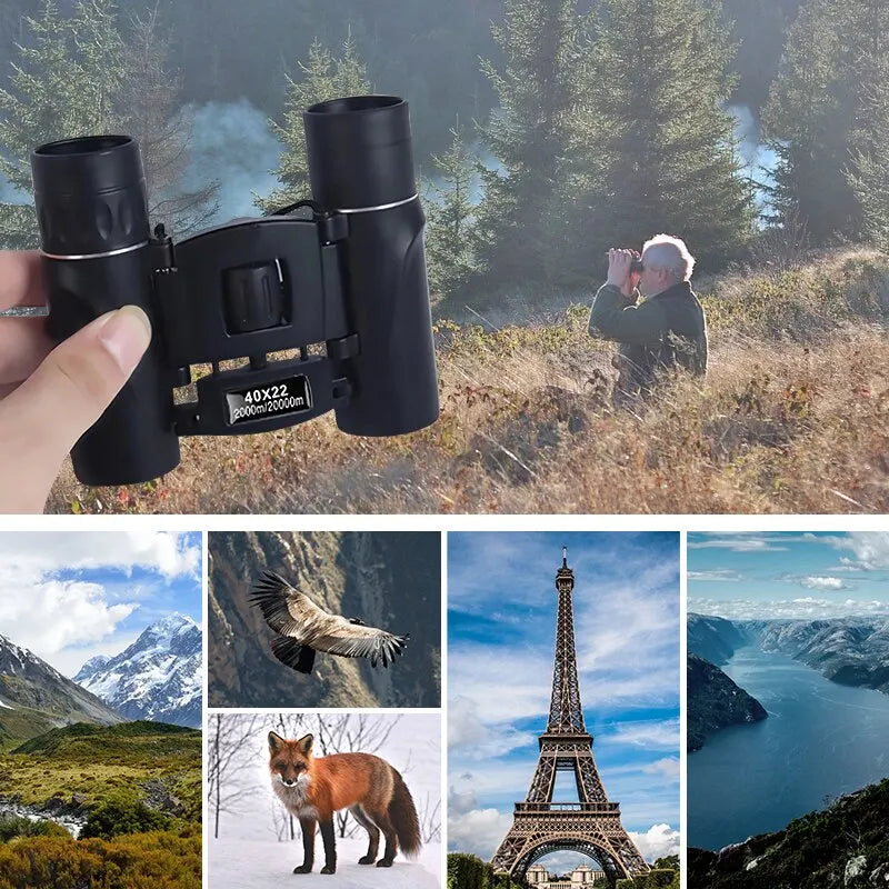 Kompaktní dalekohled TerraSight 40x22 HD na turistiku, pozorování ptáků a plavbu lodí