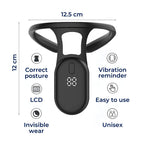 Correcteur de posture Nuvi pour le cou ou le haut du dos avec retour en temps réel