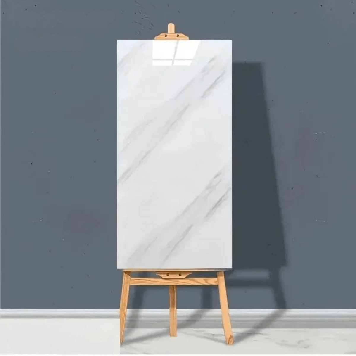 Elegant Self-Adhesive Marble PVC Floor Tiles - Fioriscas