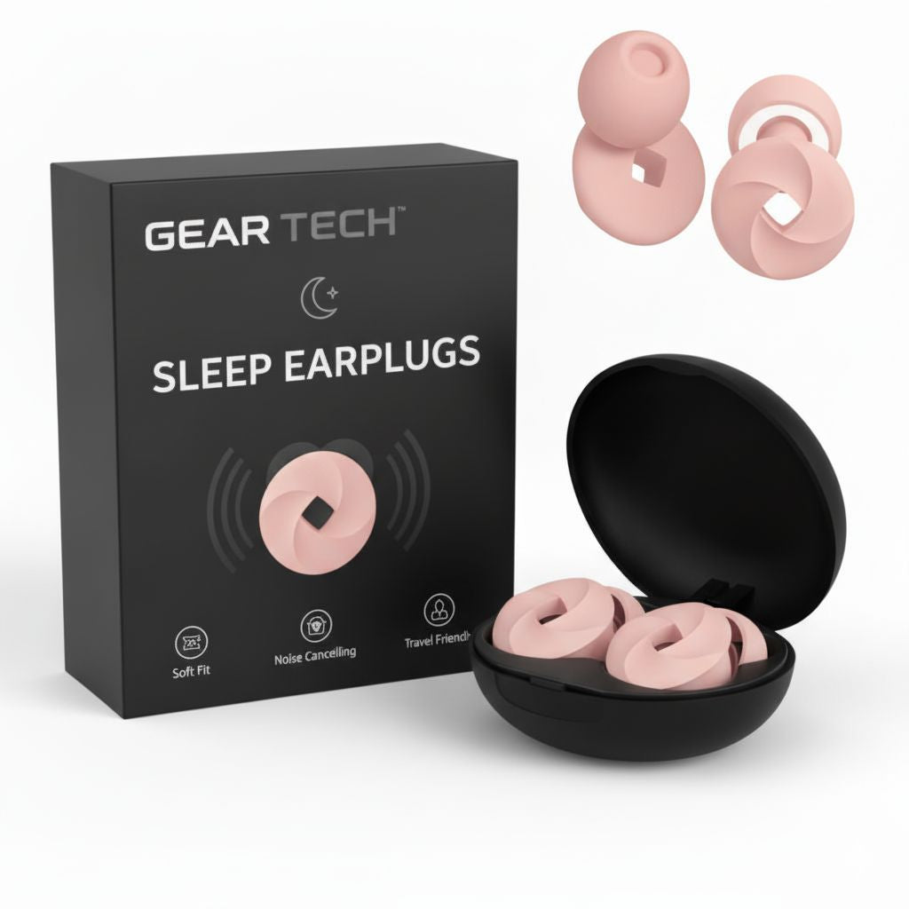 SlumberNest-Silikon-Schlaf-Ohrstöpsel, 33 dB Geräuschreduzierung, 6 Farben