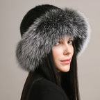 Vellara Genuine Mink Fur Hat, Insulated For Winter Warmth