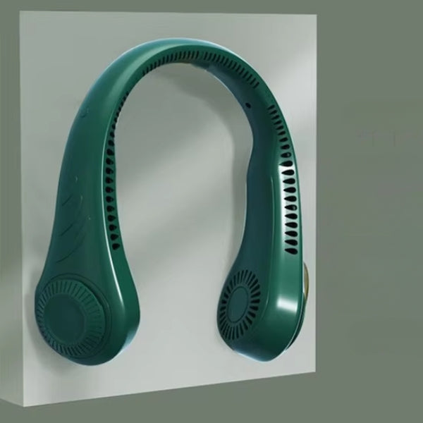 Ventilateur de cou portable BreezeLoop avec batterie rechargeable longue durée