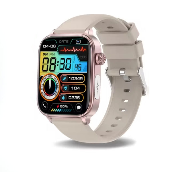 Aleron Health Smartwatch With Waterproof Design And Health Tracking
