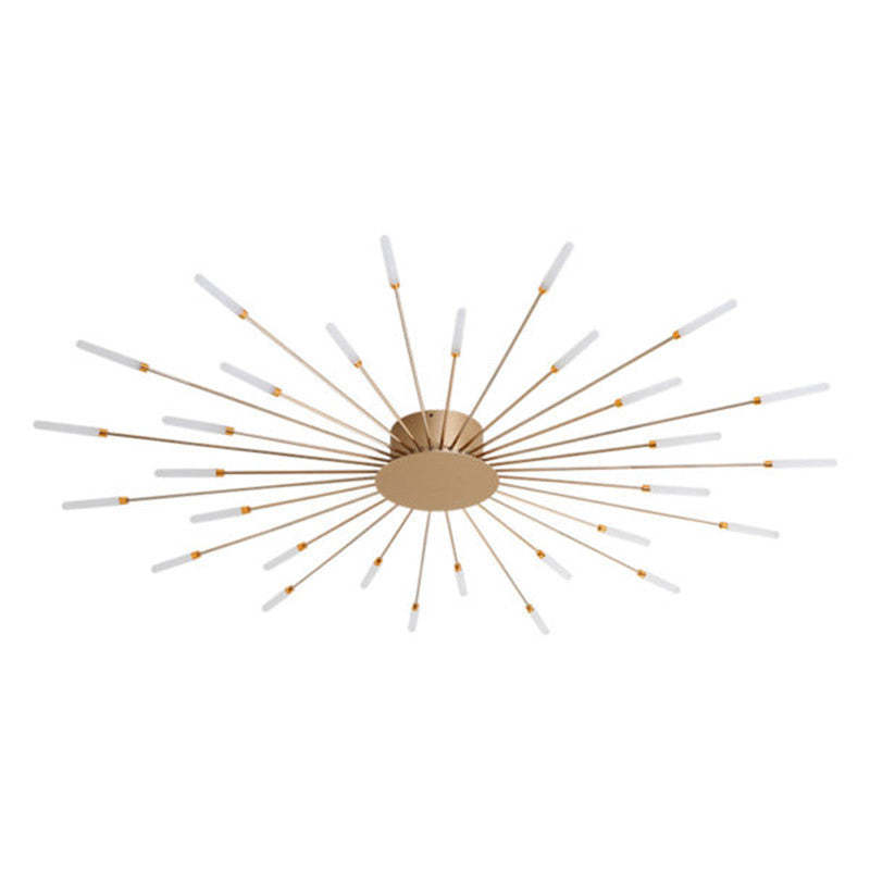 Asterra Albina Metal- og akryl-loftlampe til planmontering, 12 W til 42 W LED
