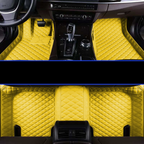 Car & SUV Floor Mats, Vegan Leather with Memory Foam Cushioning