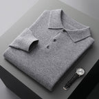 NordicLuxe polokošile s dlouhými rukávy, směs kašmíru a merino vlny