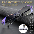New Sapphire High Hardness Anti-Blue Dual-Use Reading Glasses