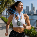 NeckDrift Bladeless Nekventilator met 1800mAh USB-batterij voor draagbare koeling