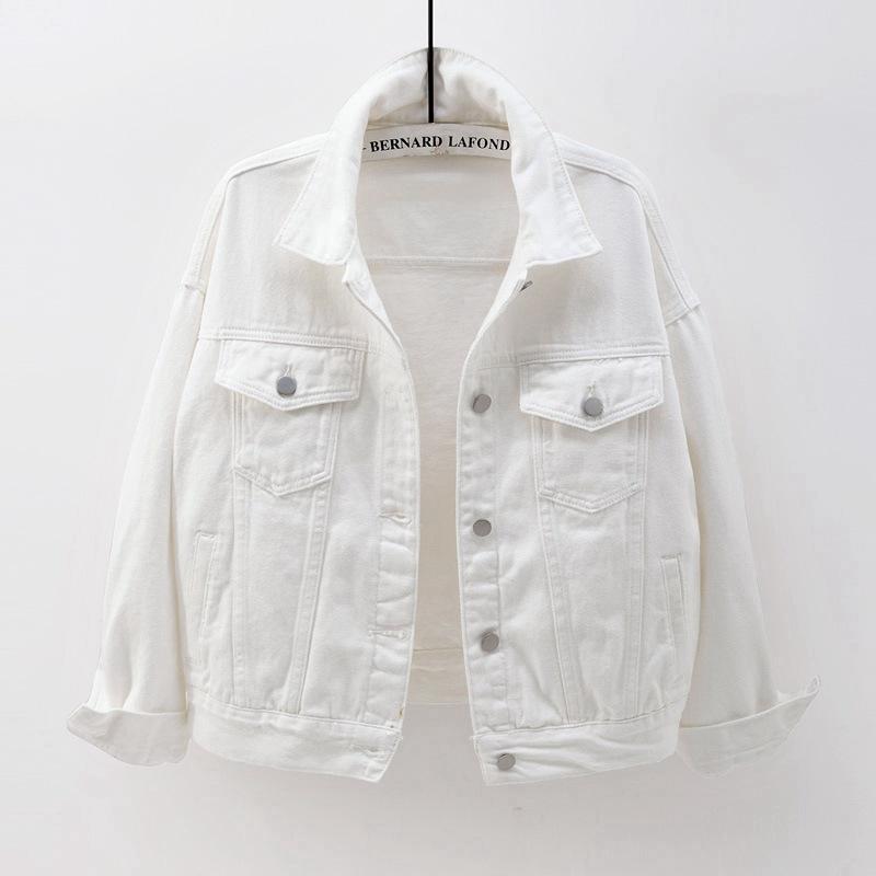 Harborline denim damesjack met knoopsluiting aan de voorkant, comfortabele pasvorm voor elke dag